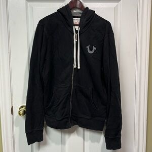 True Religion Mesh Zip Up Hoodie